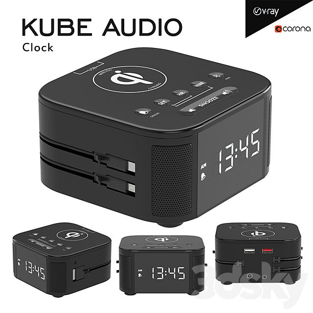 Kube Audio Clock 3DSMax File - thumbnail 1