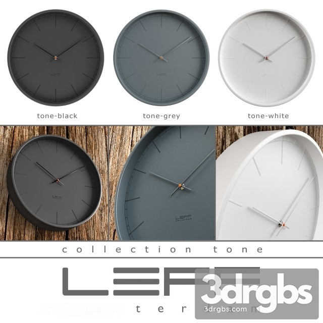 Moderm Wall Clock 3dsmax Download - thumbnail 1