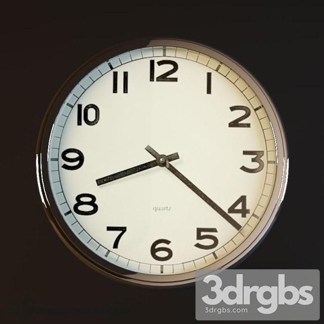 Modern Clock 13 3dsmax Download - thumbnail 1