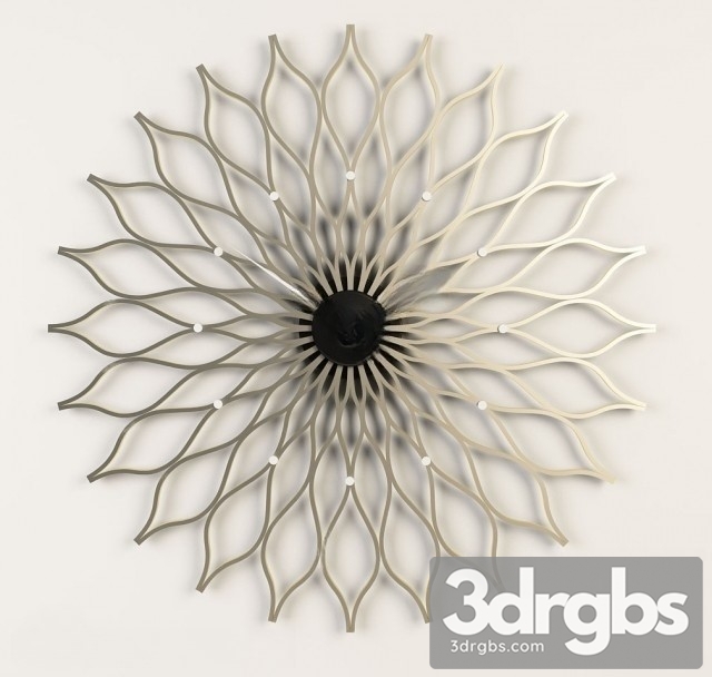 Modern Clock 2 3dsmax Download - thumbnail 1