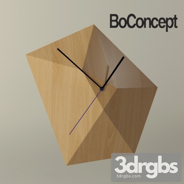 Modern Clock 8 3dsmax Download - thumbnail 1