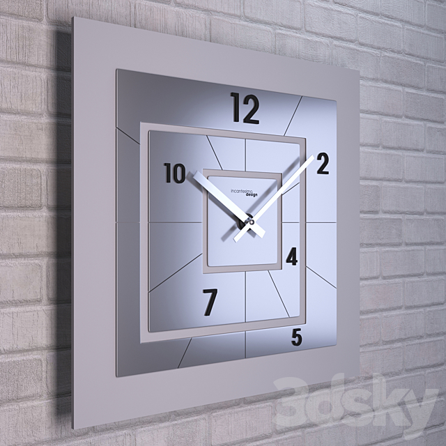 Nexus WallClock Incantesimo Design 3ds Max - thumbnail 2