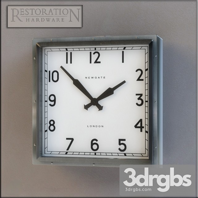 Restoration Hardware Vintage London 3dsmax Download - thumbnail 1