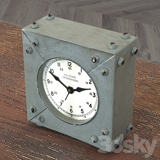 RH CLOCK DECORATION SET OF 3 3DSMax File - thumbnail 3