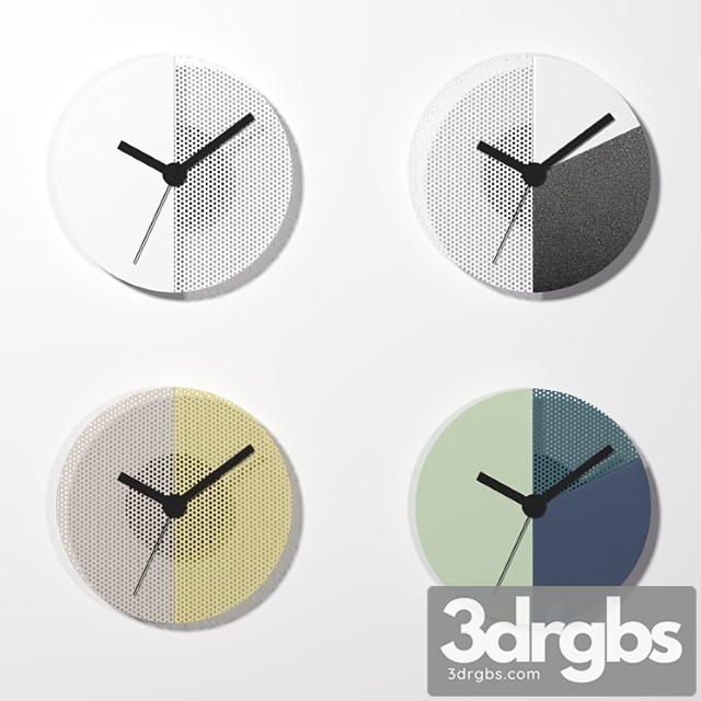 Tolix wall clock 3dsmax Download - thumbnail 1