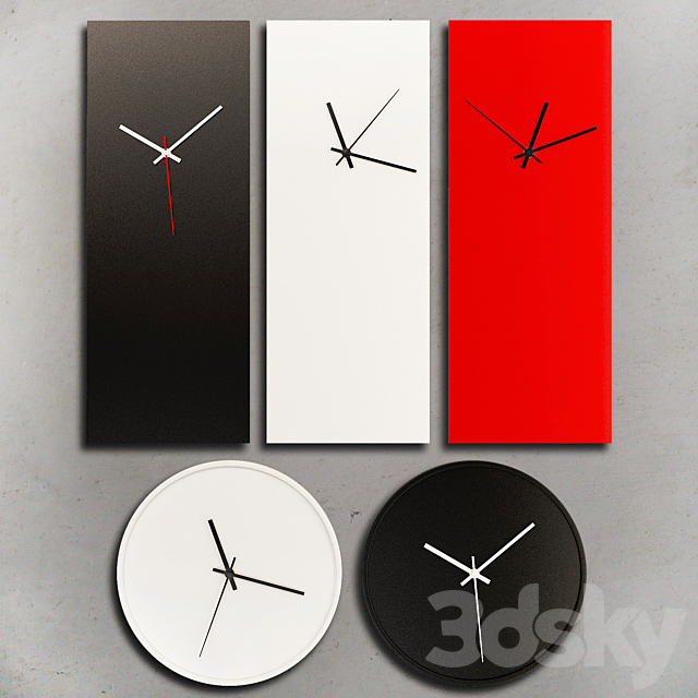 Wall clock 20 3DS Max Model - thumbnail 1