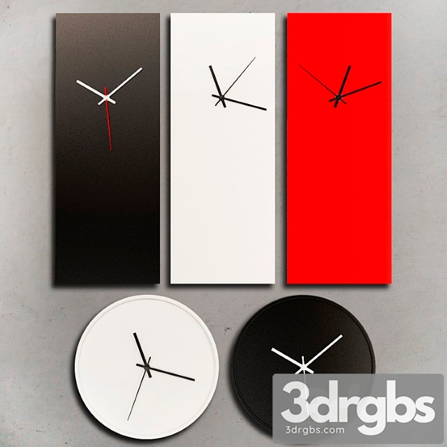 Wall clock 20 3dsmax Download - thumbnail 1