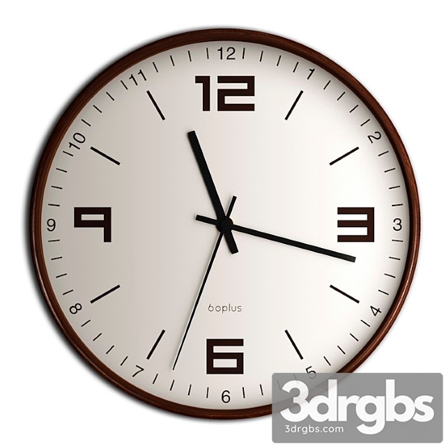 Wall clock 25 3dsmax Download - thumbnail 1