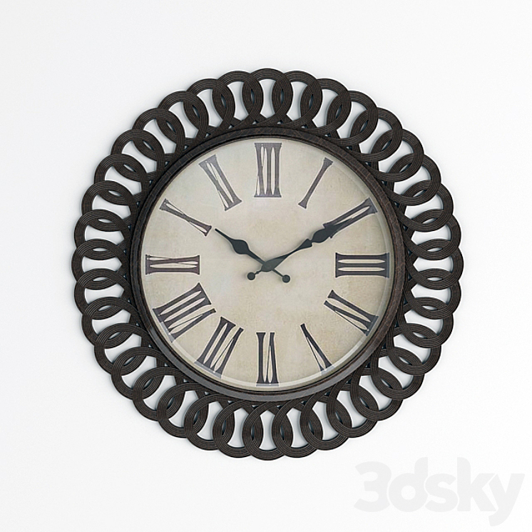 WALL CLOCK 3DS Max - thumbnail 2