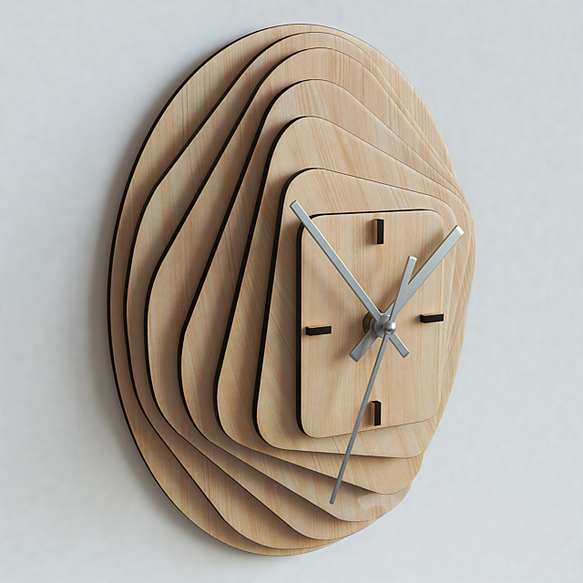 Wall Clock 3DSMax File - thumbnail 1