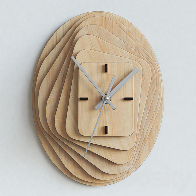 Wall Clock 3DSMax File - thumbnail 2