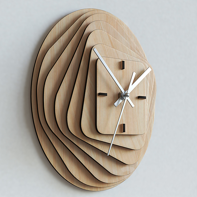 Wall Clock 3DSMax File - thumbnail 3