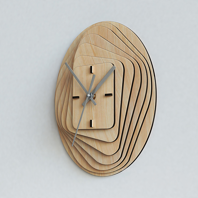 Wall Clock 3DSMax File - thumbnail 4