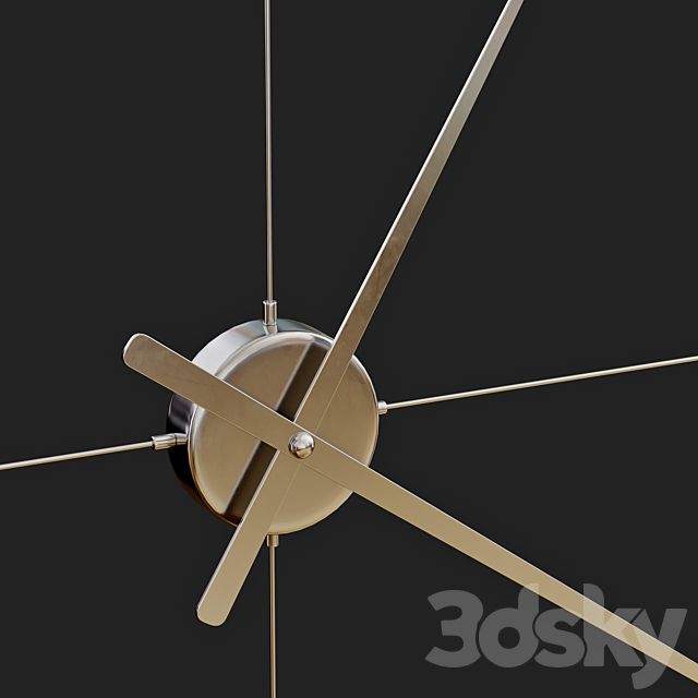 Wall Clock 3DSMax File - thumbnail 2