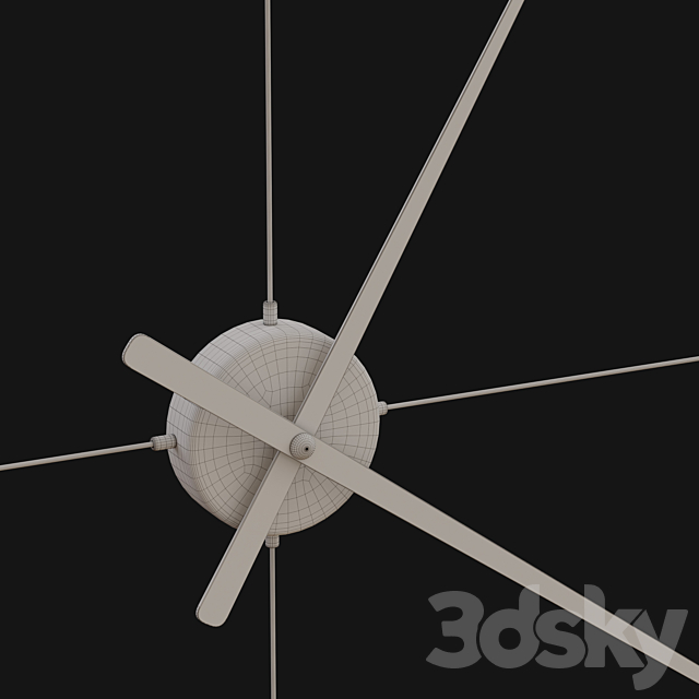 Wall Clock 3DSMax File - thumbnail 3