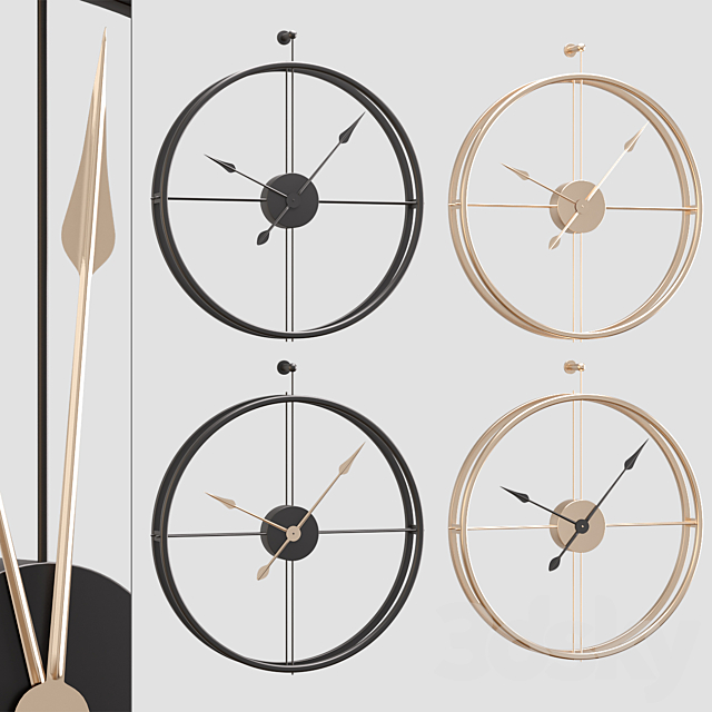 Wall clock from Aliexpress 3DSMax File - thumbnail 1