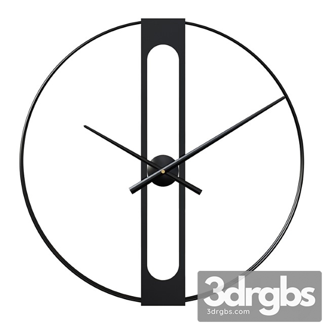 Wall clock golden elegance - thumbnail 1