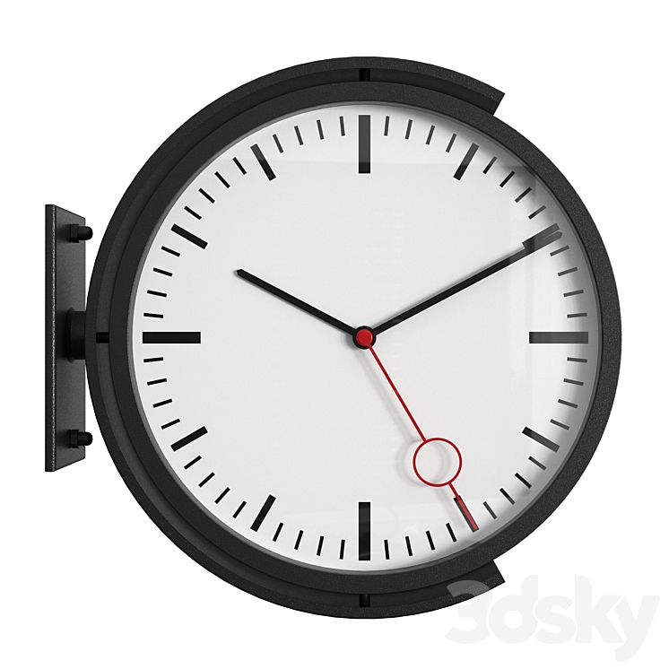 Wall clock IKEA BISSING BISSING 3DS Max - thumbnail 2