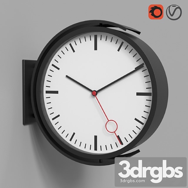 Wall clock ikea bissing bissing 3dsmax Download - thumbnail 1