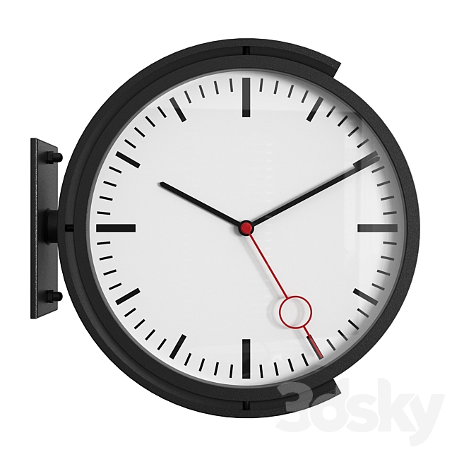 Wall clock IKEA BISSING BISSING 3DSMax File - thumbnail 2