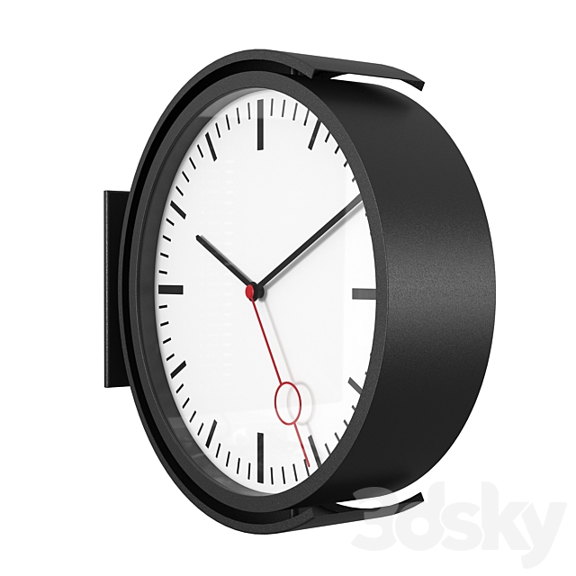 Wall clock IKEA BISSING BISSING 3DSMax File - thumbnail 3