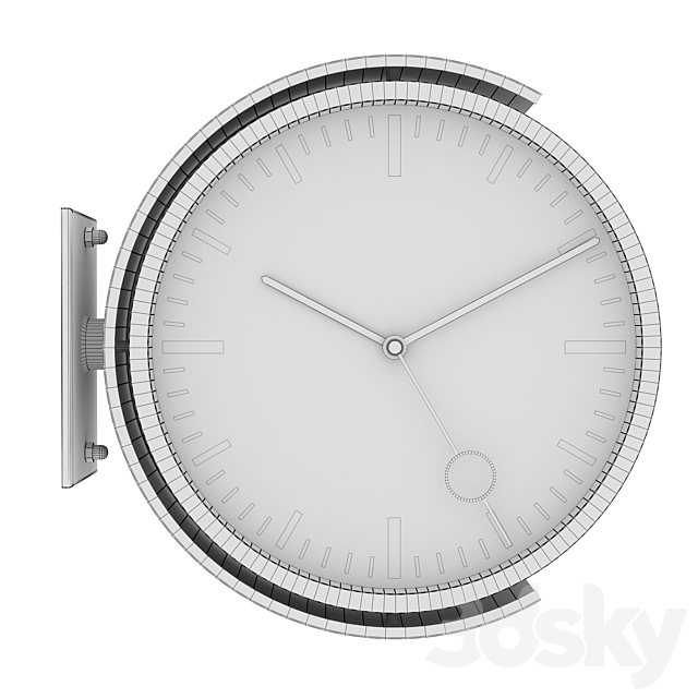 Wall clock IKEA BISSING BISSING 3DSMax File - thumbnail 4