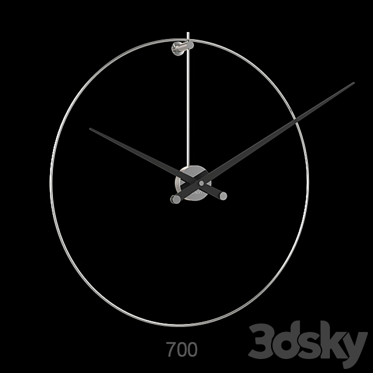 Wall clock Nomon New anda. 3DS Max - thumbnail 1