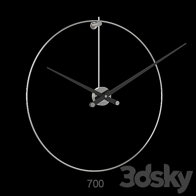 Wall clock Nomon New anda. 3DSMax File - thumbnail 1