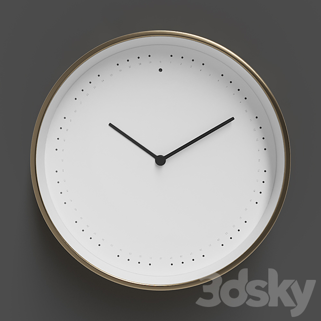 Wall clock PANORERA 3DS Max Model - thumbnail 2