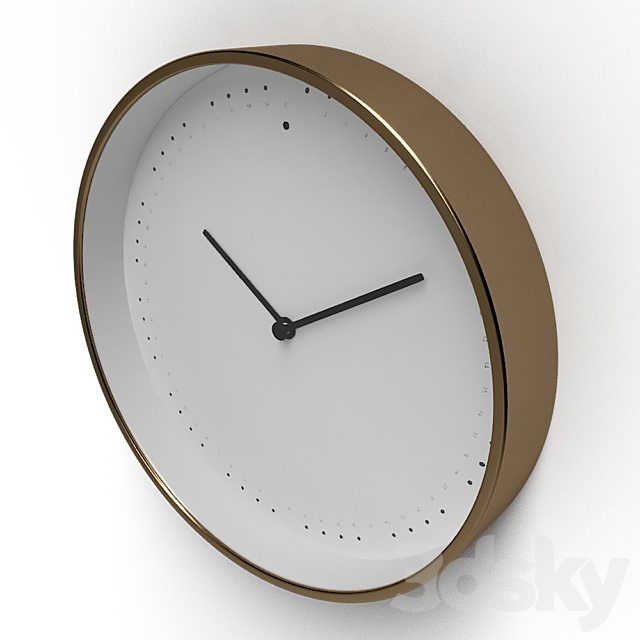 Wall clock PANORERA 3DS Max Model - thumbnail 3