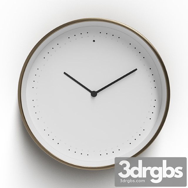 Wall Clock Panorera 3dsmax Download - thumbnail 1