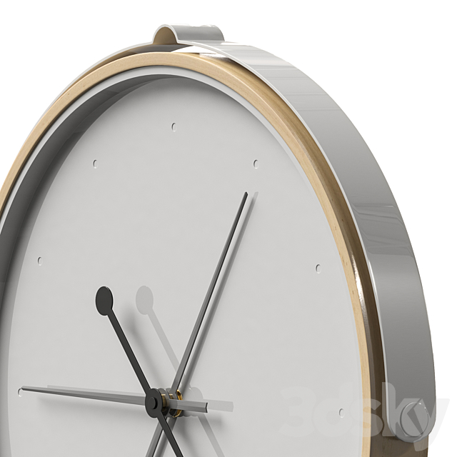 Wall clock Rotblota Rotblot Ikea 3ds Max - thumbnail 2