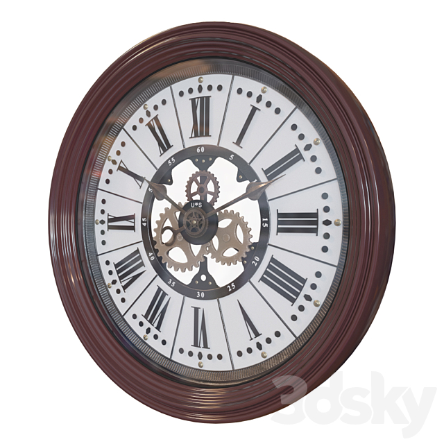 WALL CLOCK TOMAS STERN 9028 3ds Max - thumbnail 2