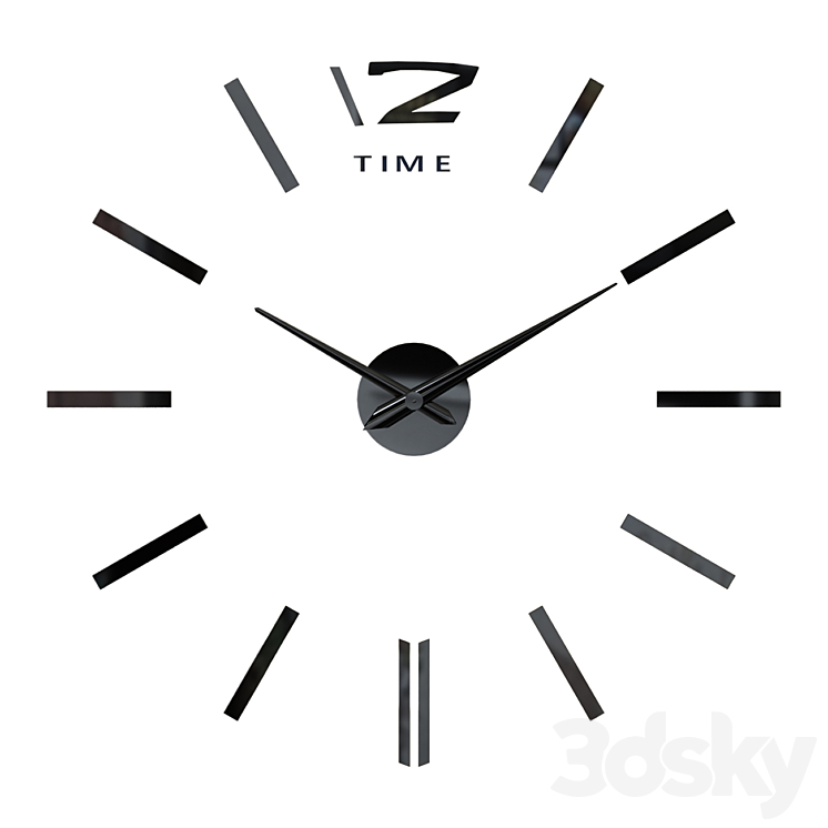 Wall clock Yalta 3DS Max - thumbnail 1