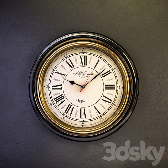 Wall clocks (collection number 4) 3DSMax File - thumbnail 3