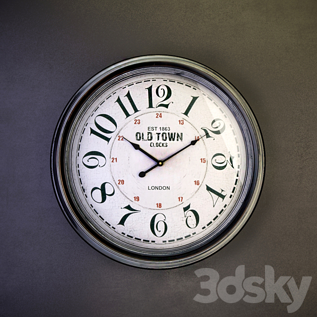 Wall clocks (collection number 5) 3ds Max - thumbnail 2