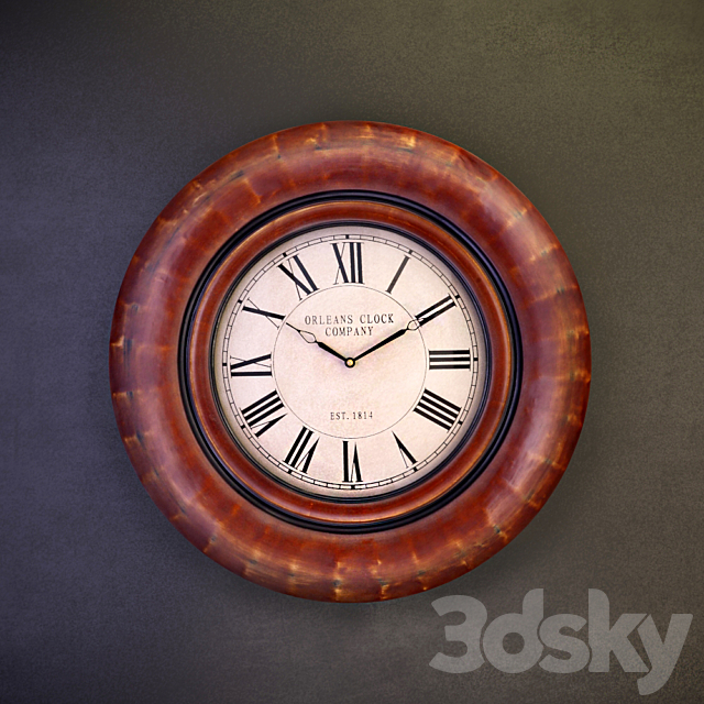 Wall clocks (collection number 5) 3ds Max - thumbnail 3