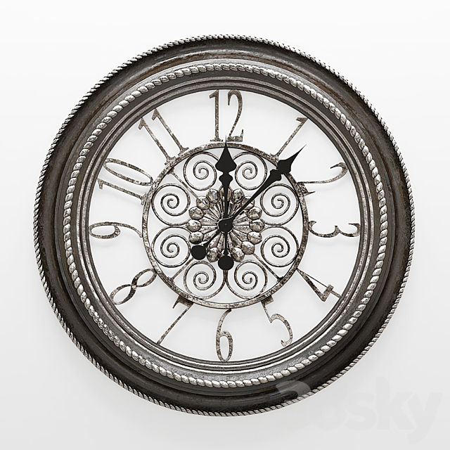 Wall Quartz Clock Hoff 3DSMax File - thumbnail 1