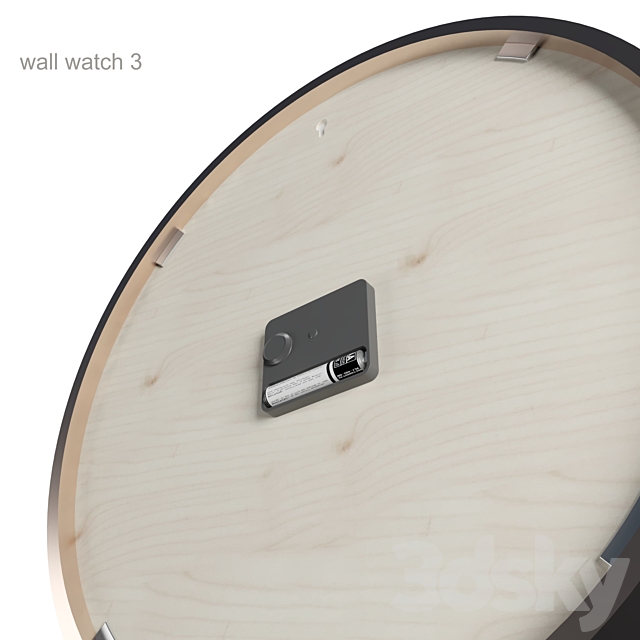 wall watch 3 3DSMax File - thumbnail 3