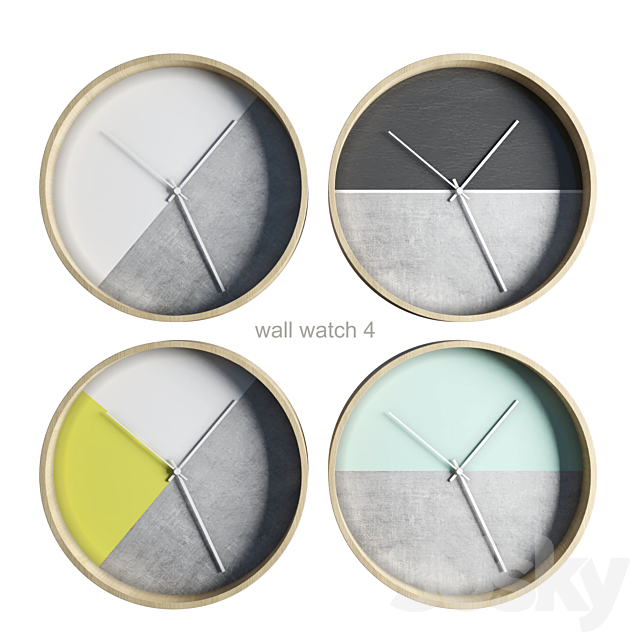 wall watch 4 3DSMax File - thumbnail 1