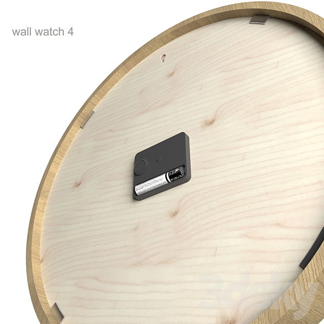 wall watch 4 3DSMax File - thumbnail 3