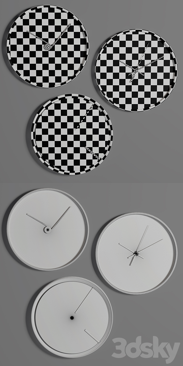 WallClock Collection 3DSMax File - thumbnail 5