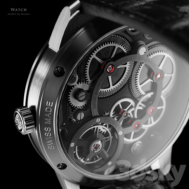 Watch Chanel 3DS Max Model - thumbnail 2