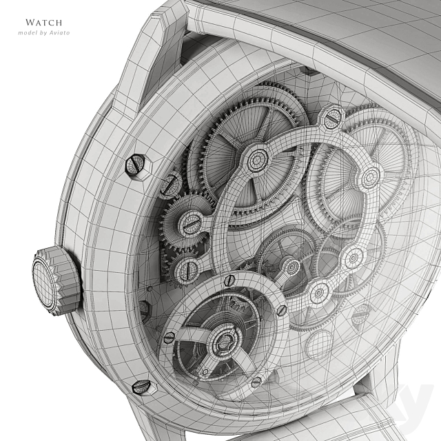 Watch Chanel 3DS Max Model - thumbnail 7