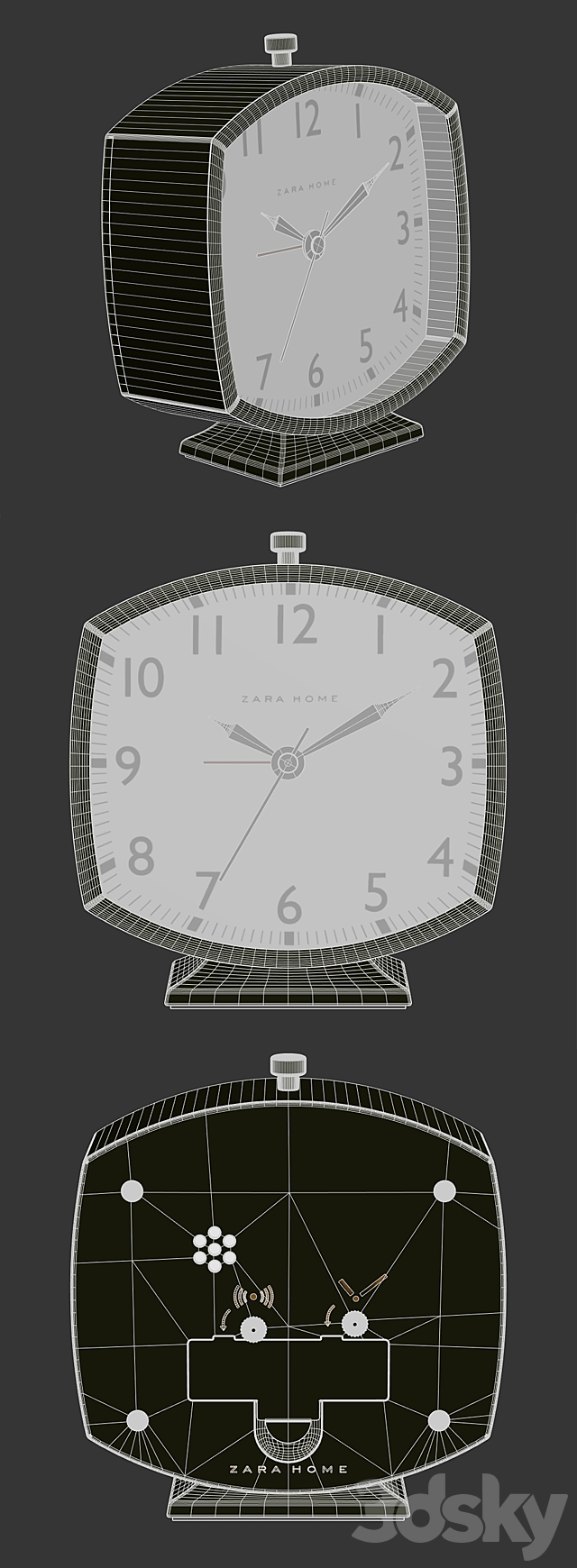 Zara Home – The vintage style watches 3DSMax File - thumbnail 5