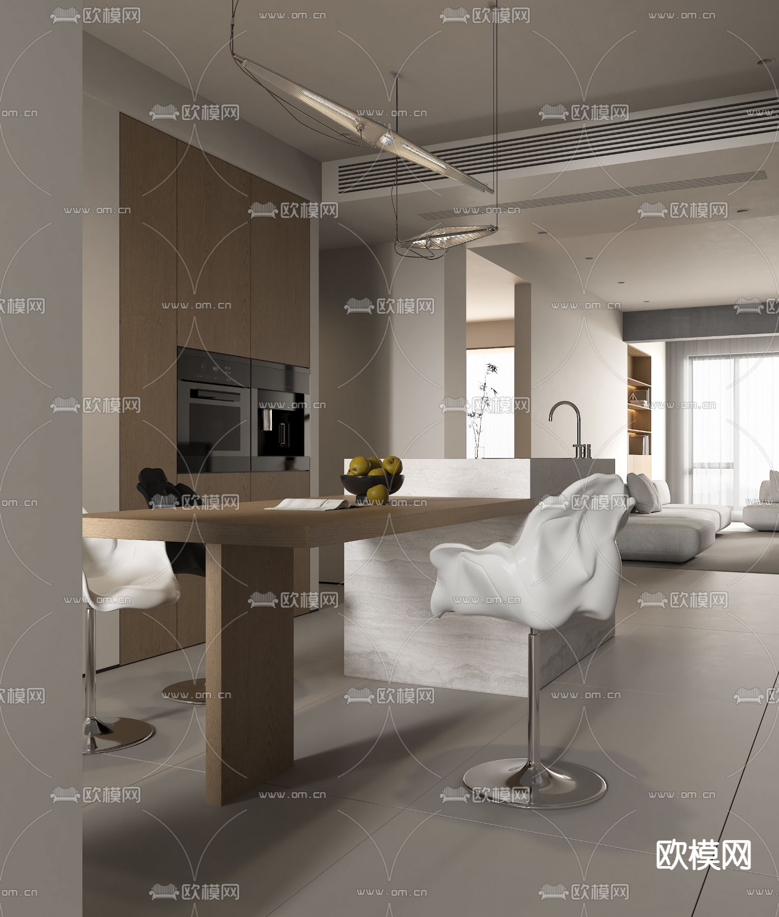 DINING ROOM SETS – VRAY / CORONA – 3D MODEL – 1423 - thumbnail 1