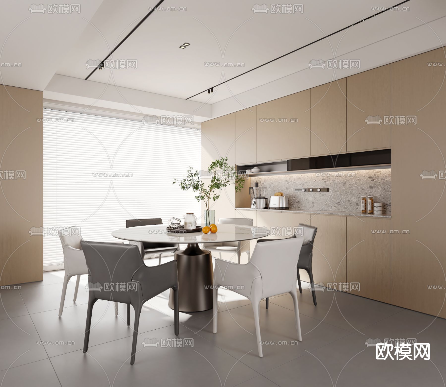 DINING ROOM SETS – VRAY / CORONA – 3D MODEL – 1435 - thumbnail 1