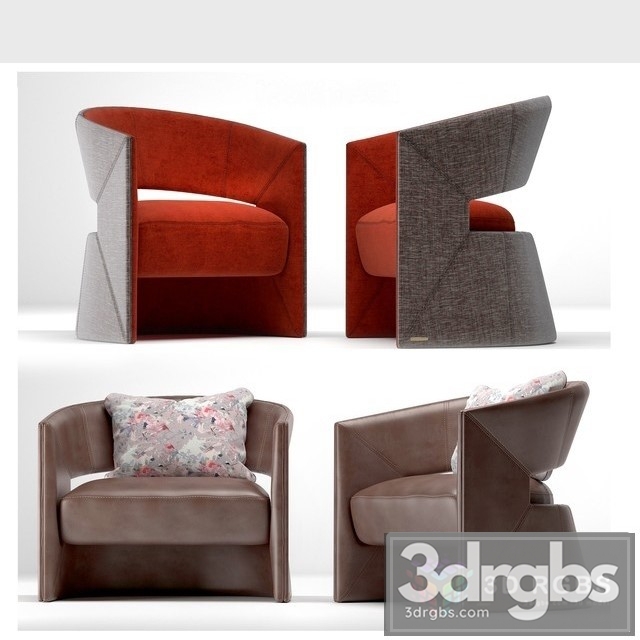 1728 Tecni Nova Armchair 3dsmax Download - thumbnail 1