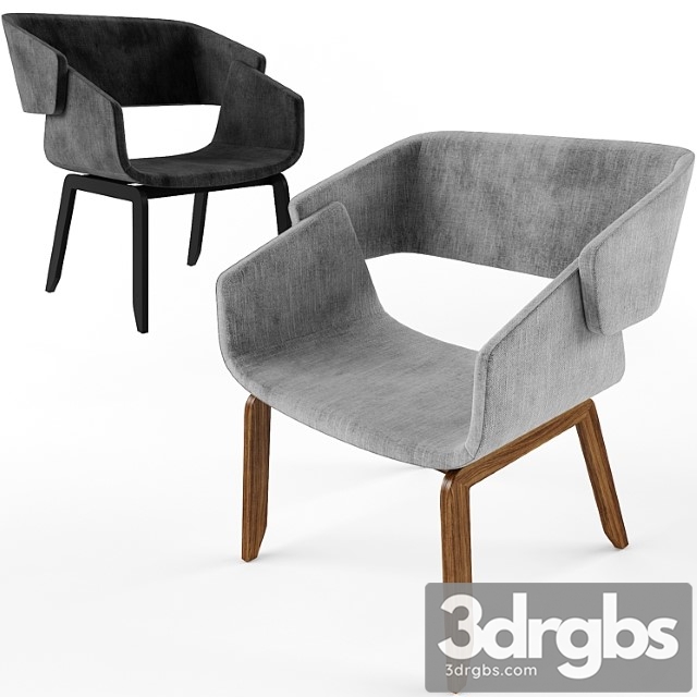 2 chair cx 3dsmax Download - thumbnail 1