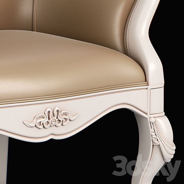 230_Carpenter_Arm_chair_790x770x953 3ds Max - thumbnail 3